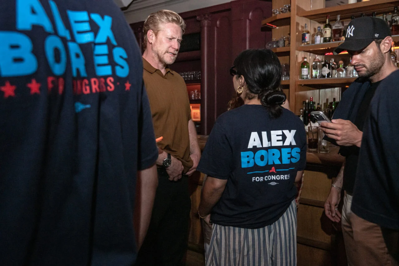 Nyc Congressional Candidate Alex Bores Holds Primary Night Watch Party