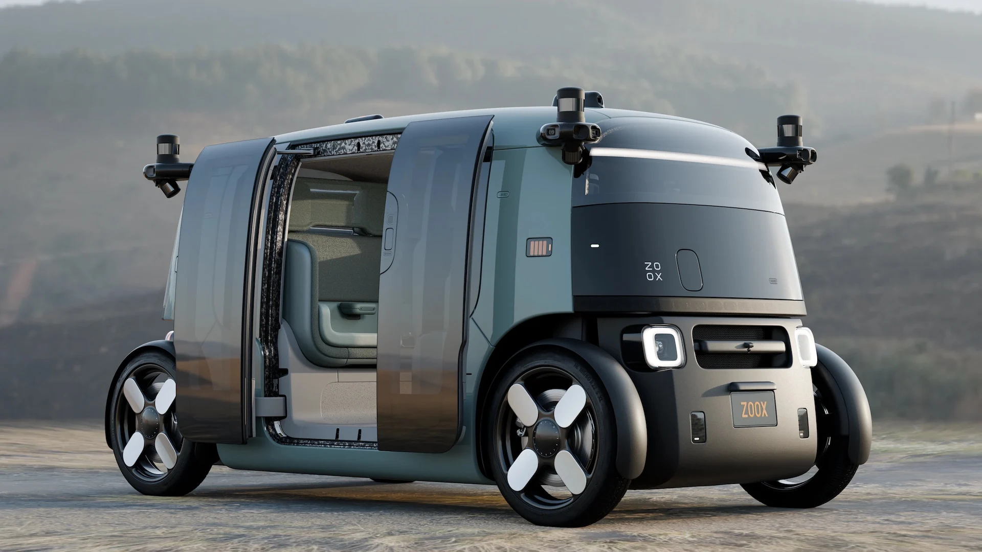 Amazon’s Zoox Shows Off Its New Toaster on Wheels