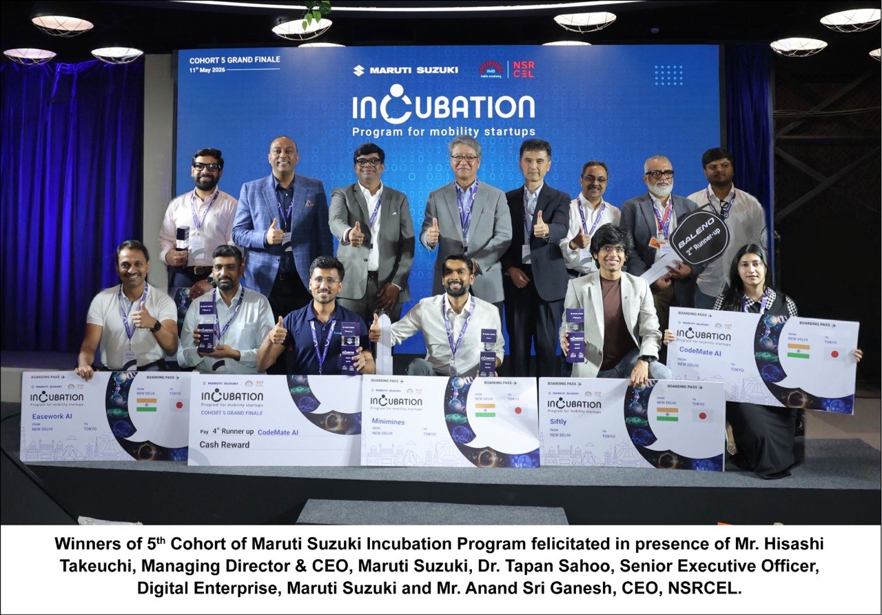Maruti Suzuki Backs 5 Mobility & AI Startups