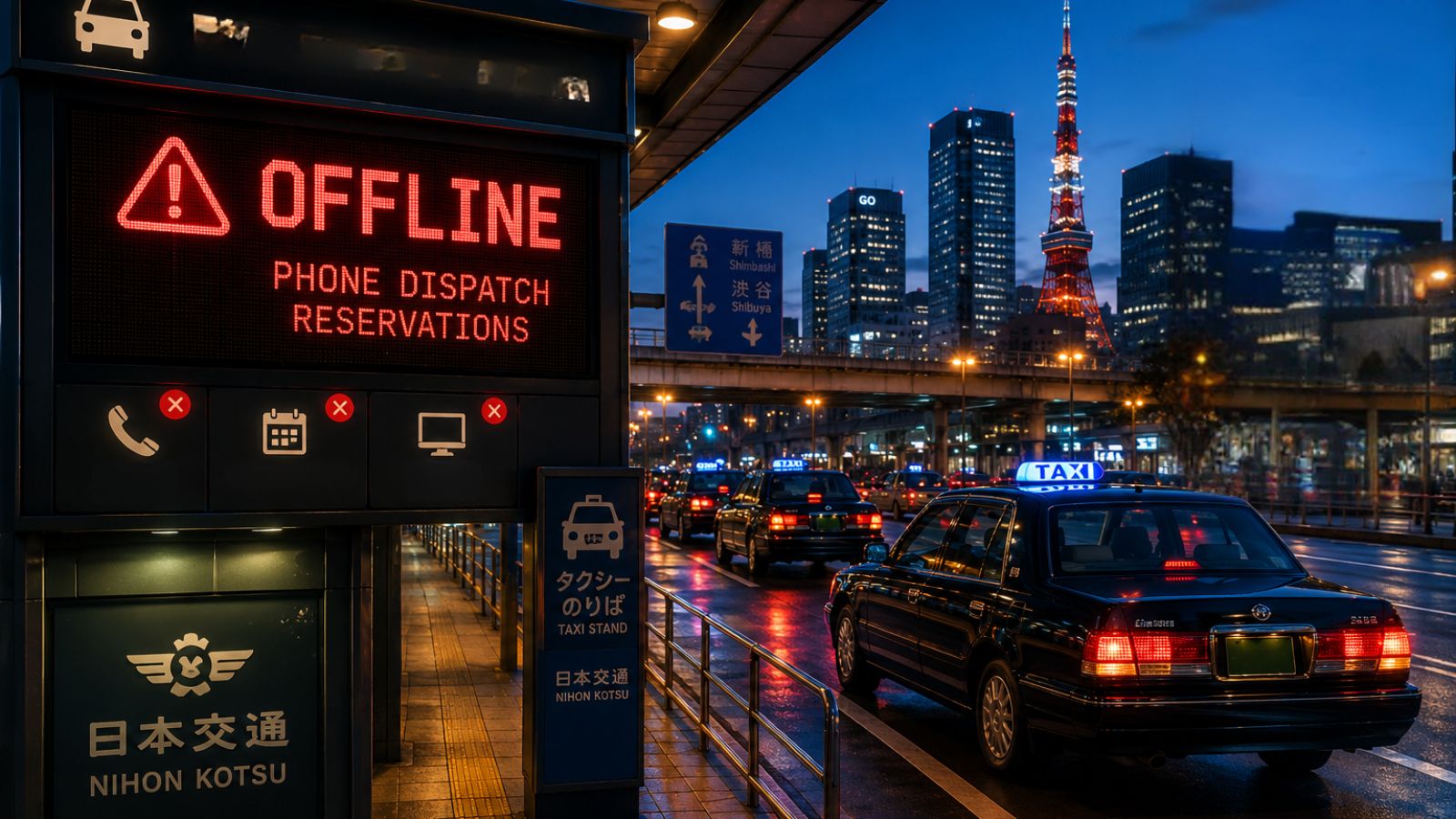 Japan's Largest Taxi Operator Shuts Systems After Cyberattack