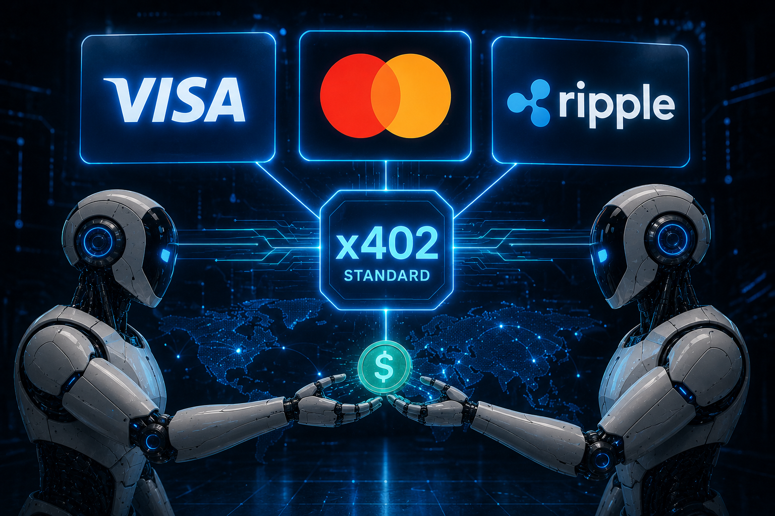 Ripple, Visa, Mastercard Back x402 for AI Stablecoin Payments