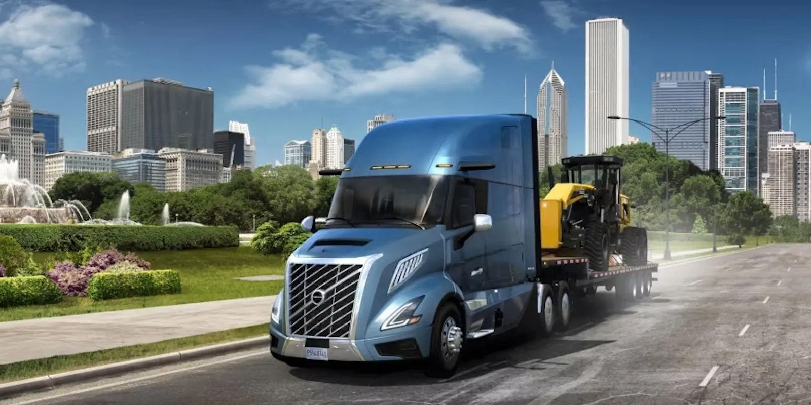 Volvo Electric semi trucks charge up American Truck Simulator