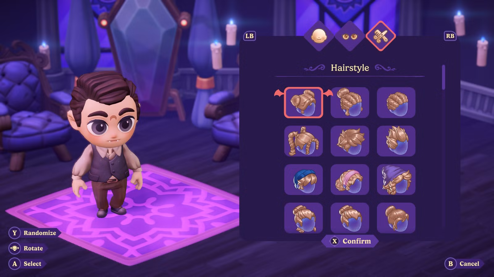 Moonlight Peaks Change Hair & Appearance