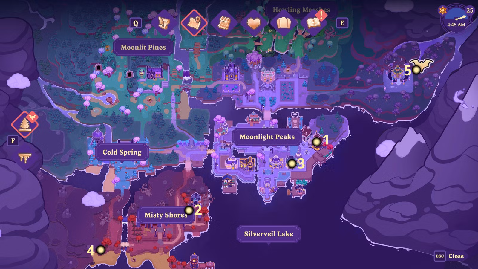 Moonlight Peaks Elvira Treasure Hunt Solution