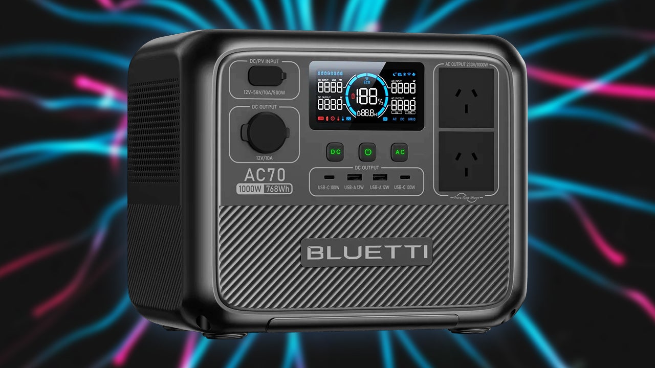 The Popular Bluetti AC70 768Wh 1,000W LiFePO4 Power Station With 5 Year Warranty Drops to $200
