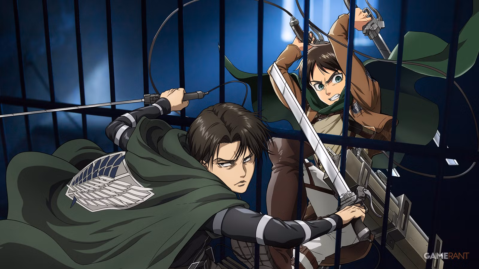 New Attack on Titan Merch Reimagines Levi and Eren as Guard and Prisoner