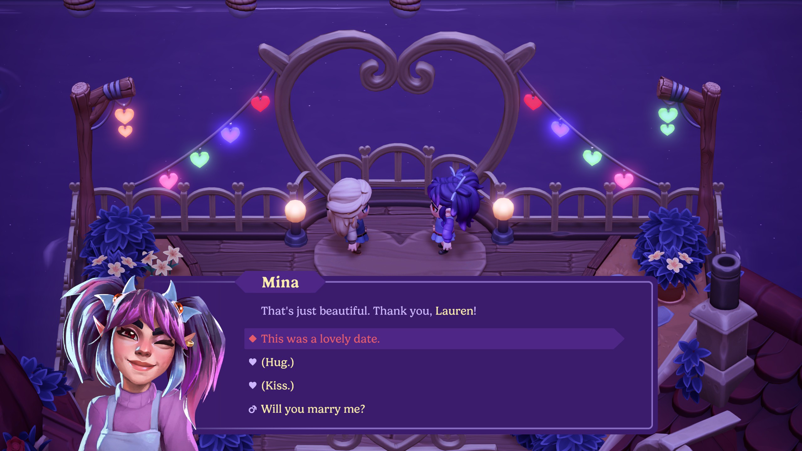 How to get married in Moonlight Peaks, or divorced, if your undead heart wanders