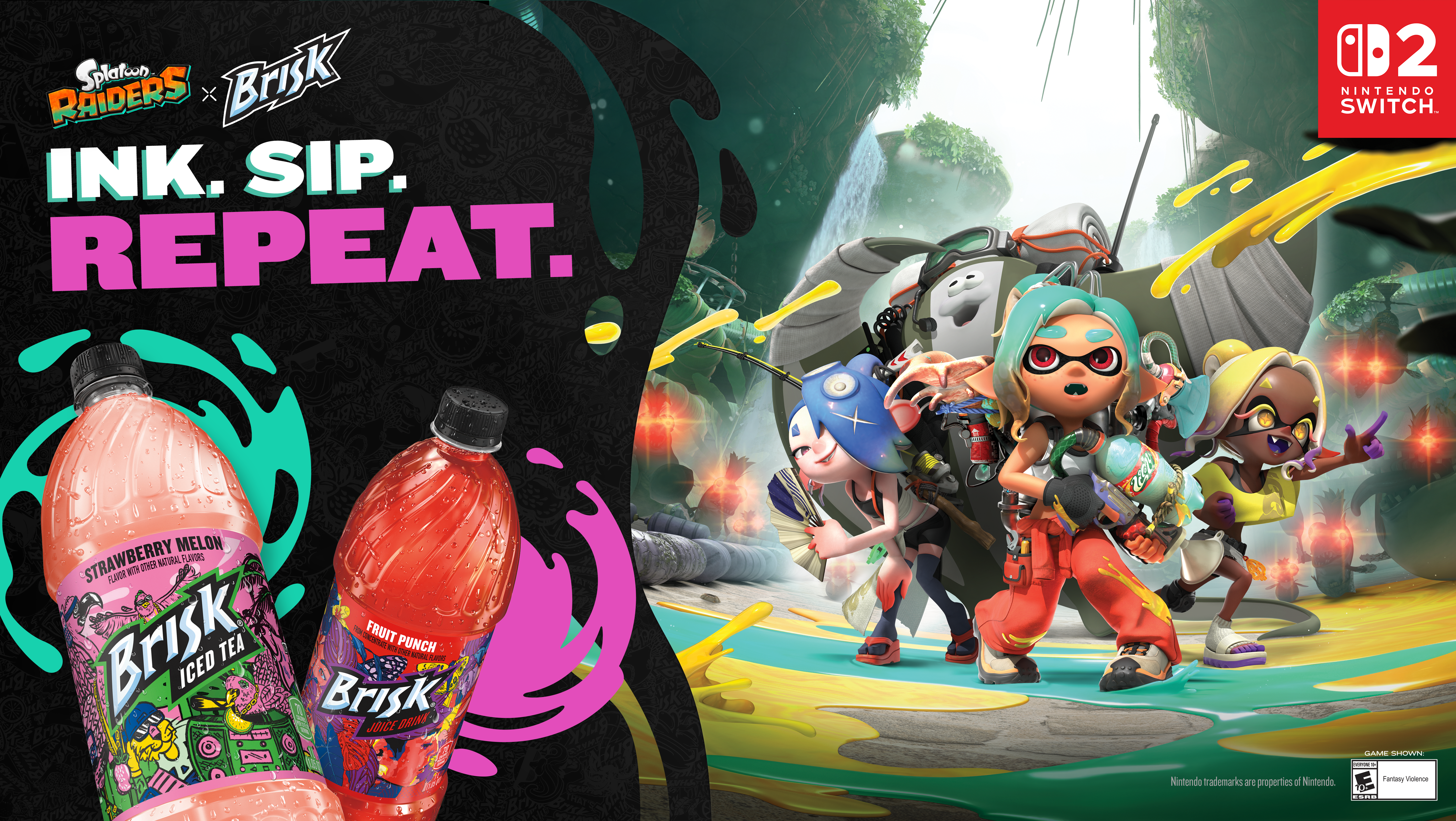 Step Into the World of Splatoon Raiders with BRISK Iced Tea at San Diego Comic-Con