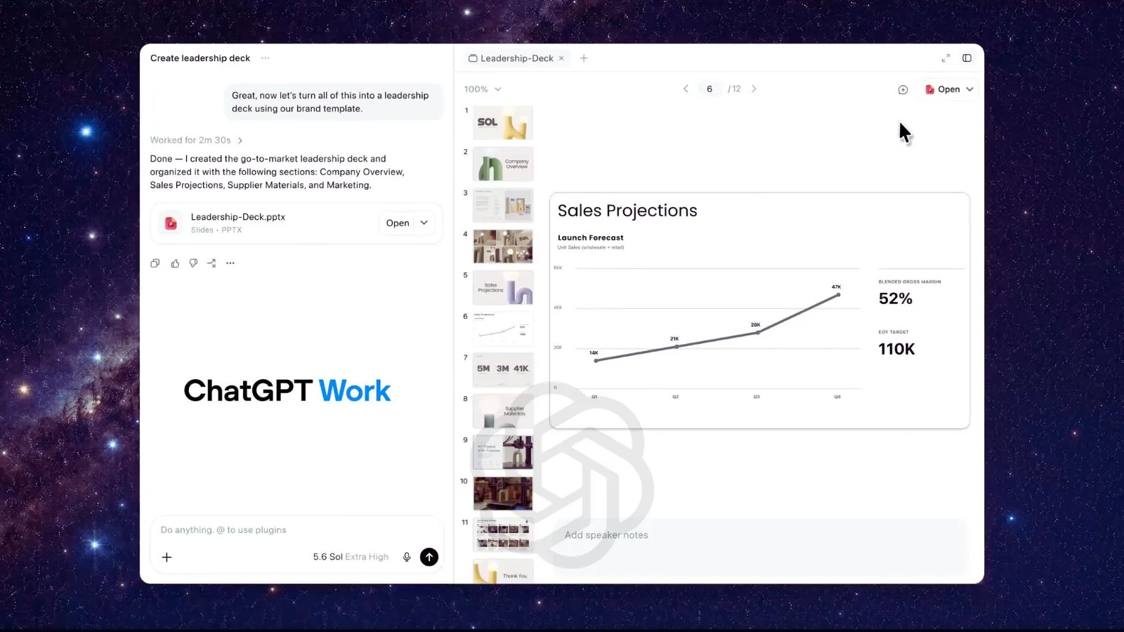 OpenAI’s ChatGPT Work goes beyond coding to automate office tasks