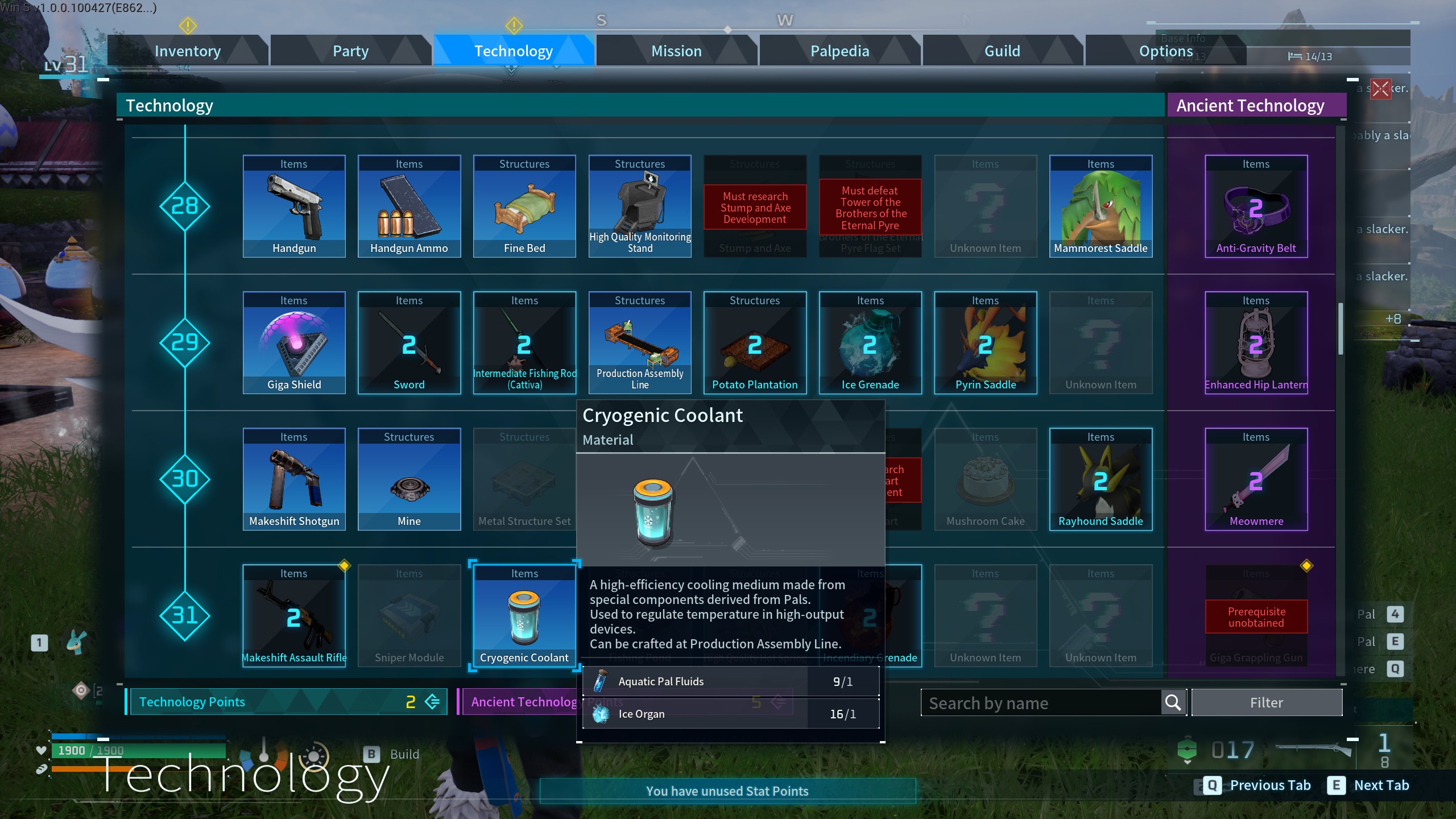 How to get Cryogenic Coolant in Palworld
