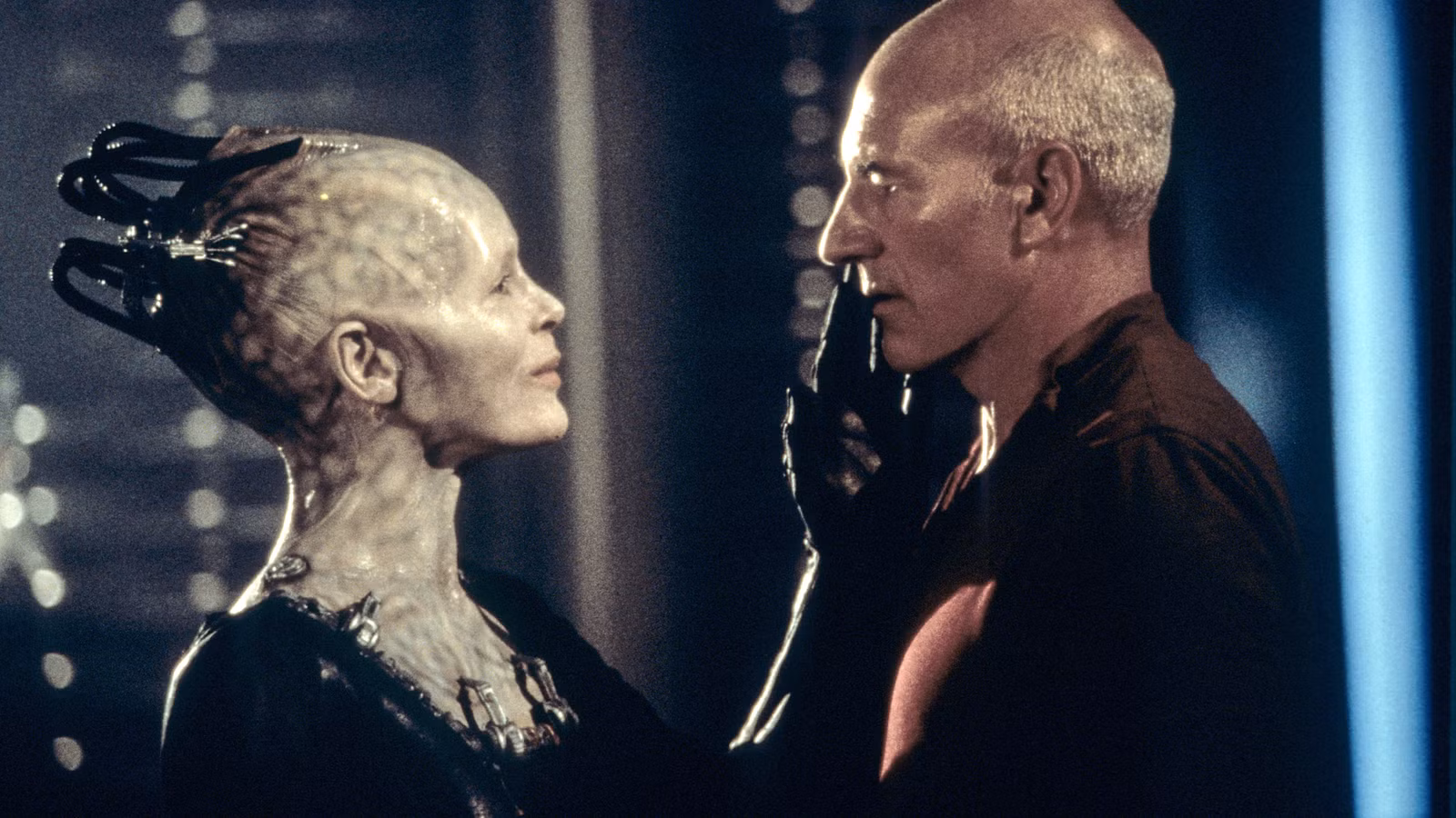 MTG’s Star Trek Commander decks include the Borg Queen, Worf, Spock, and Picard