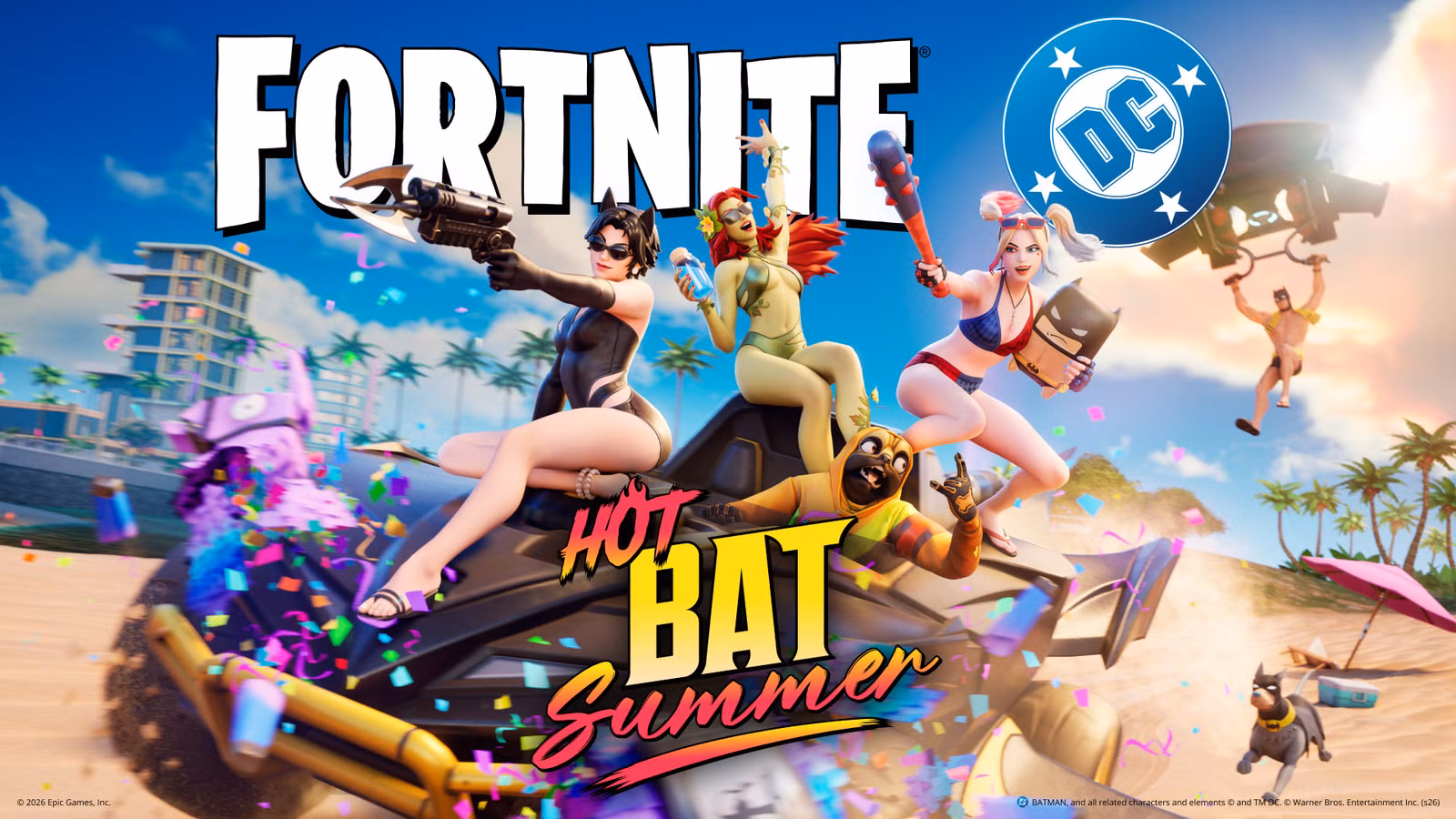 Fortnite's Hot Bat Summer skins revealed and fans are surprised