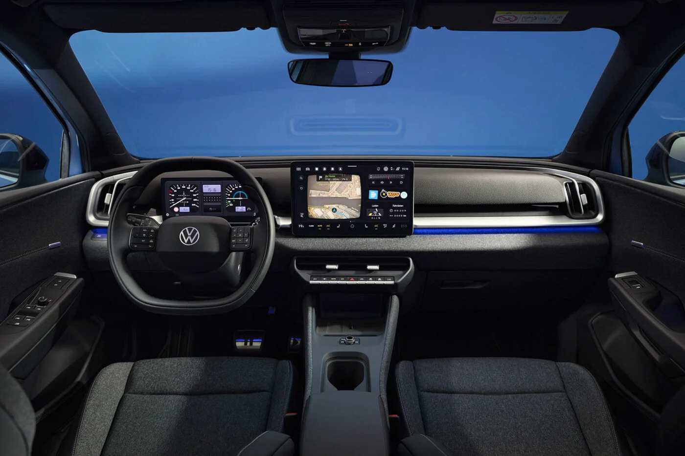 Vw id cross clear blue metallic