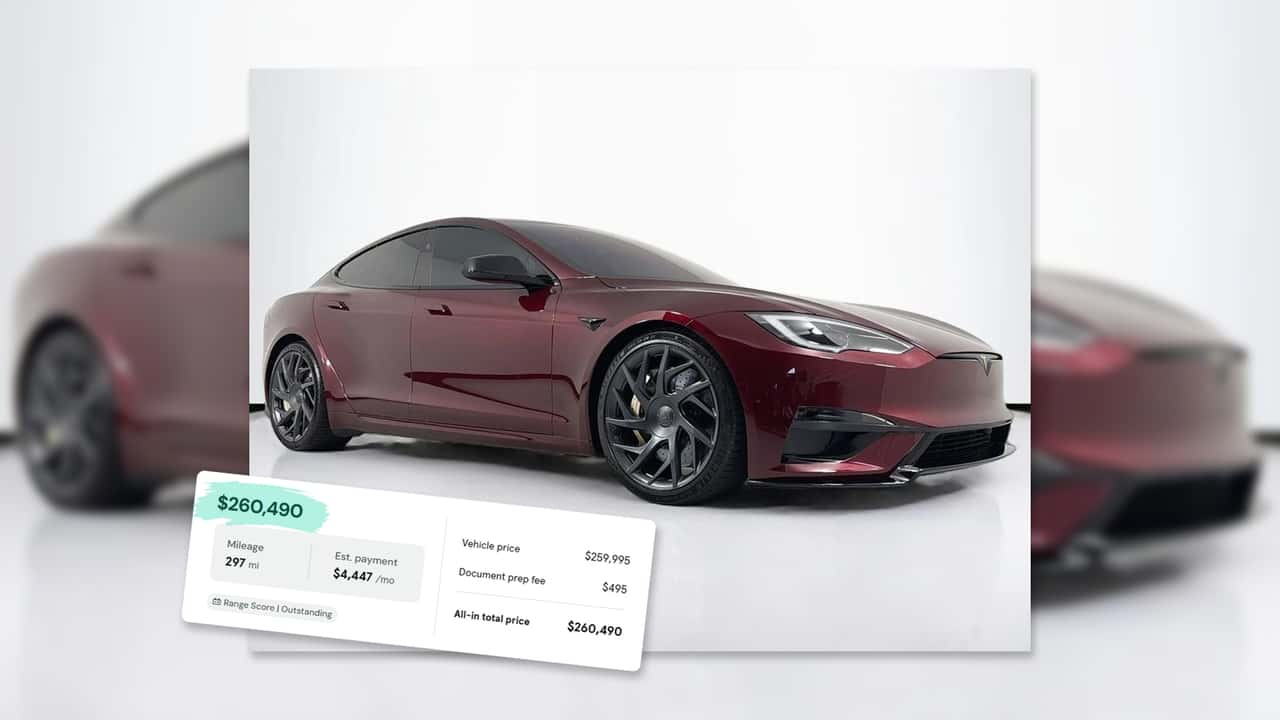 Someone Is Already Trying To Flip One Of The Last Tesla Model S's Built. The Price Is... Ambitious