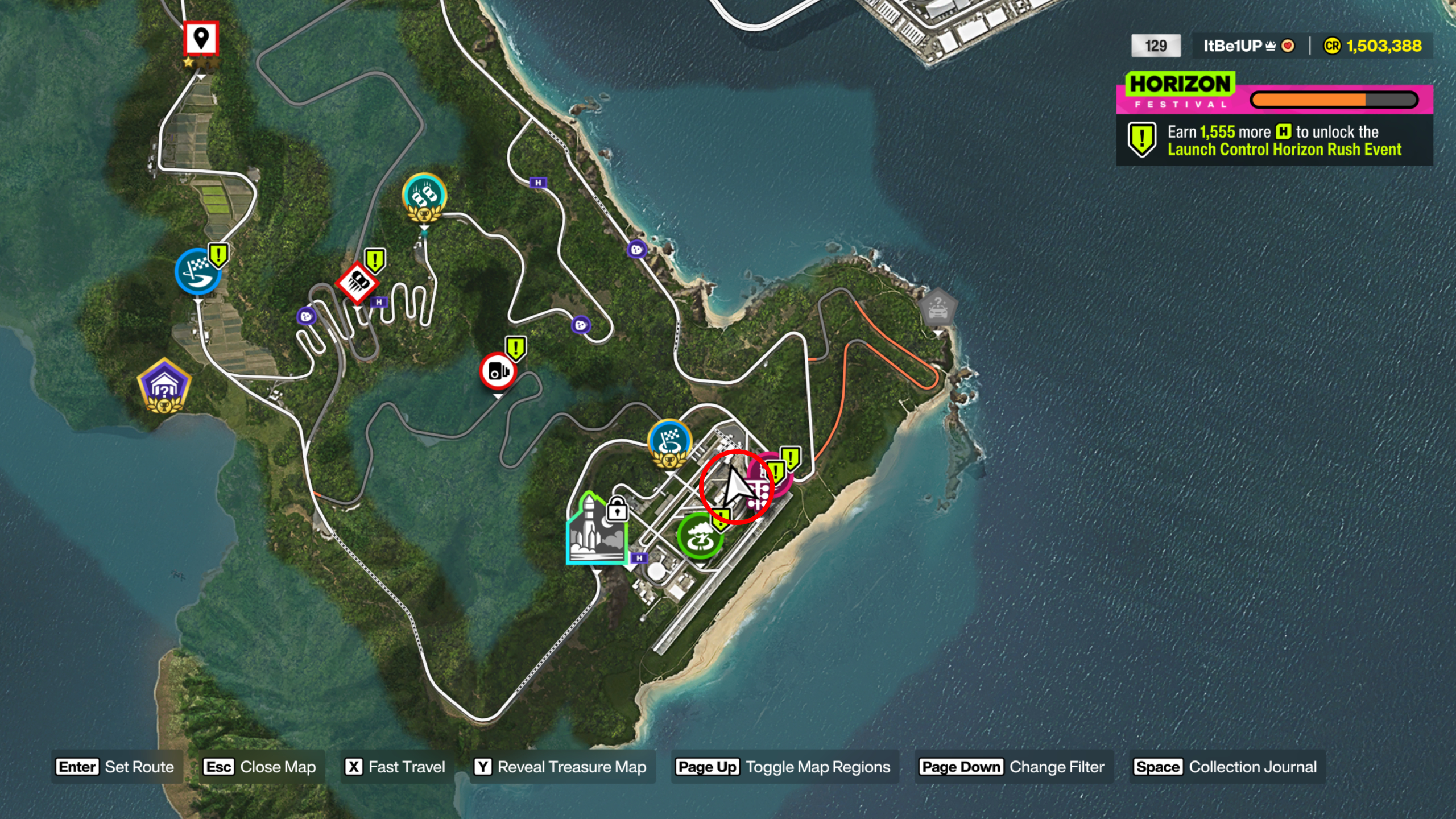 Where to find the Nangan region Treasure Hunt in Forza Horizon 6