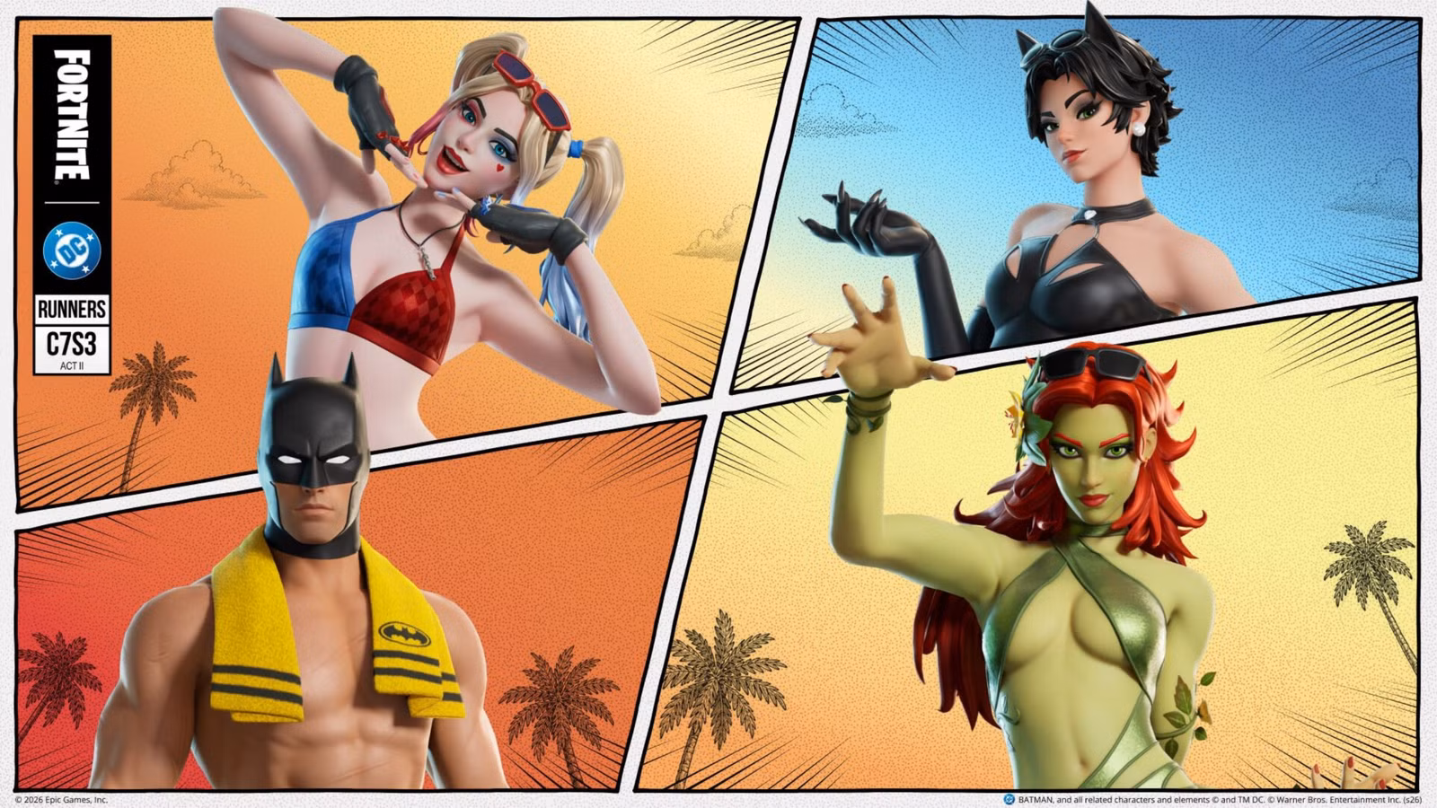 All Hot Bat Summer NPCs & Services in Fortnite