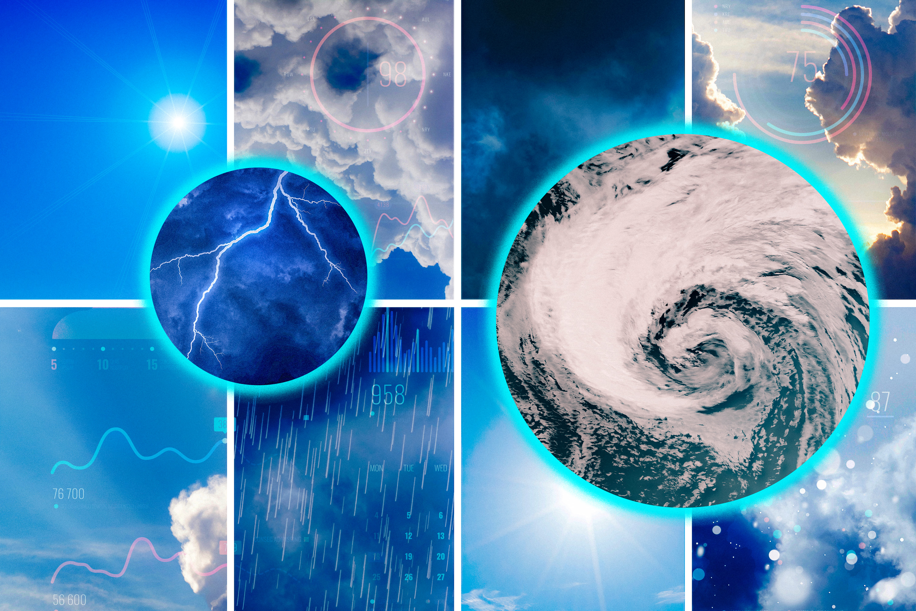 Generating scenarios for extreme events, without extreme data