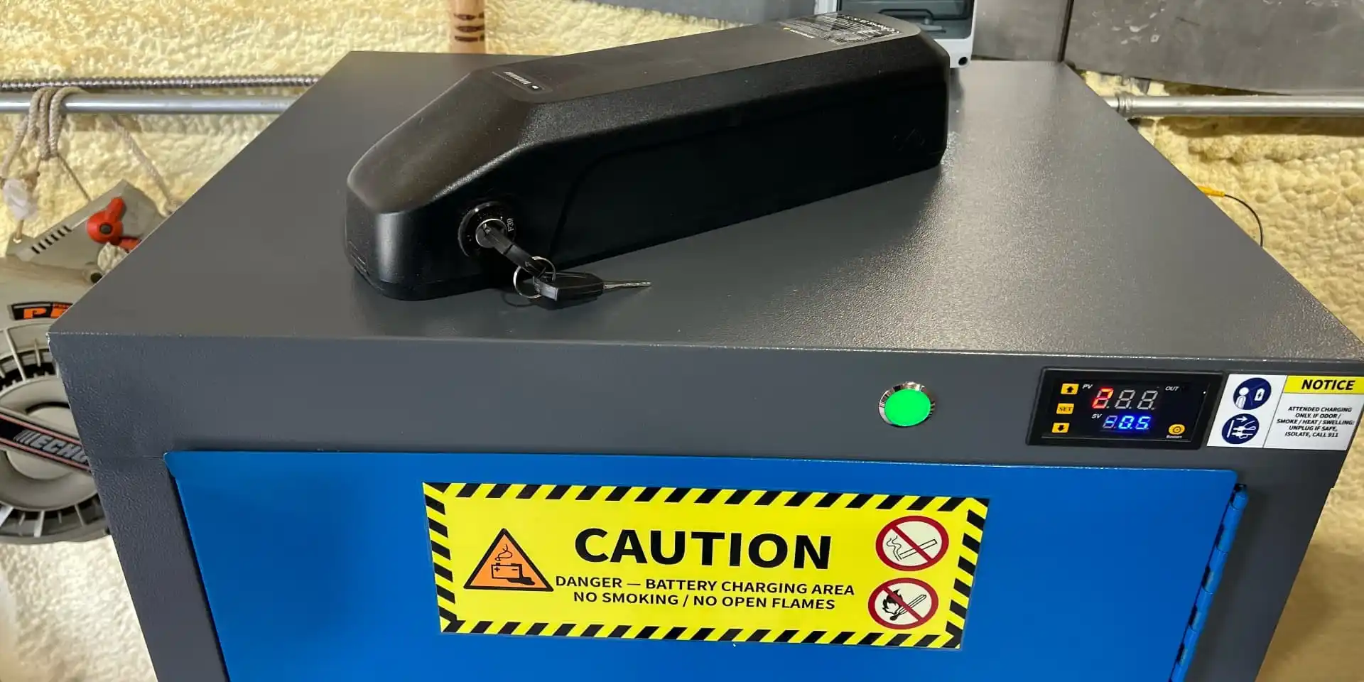 I tested this lithium-ion battery charging cabinet as the safest place to charge your e-bike batteries