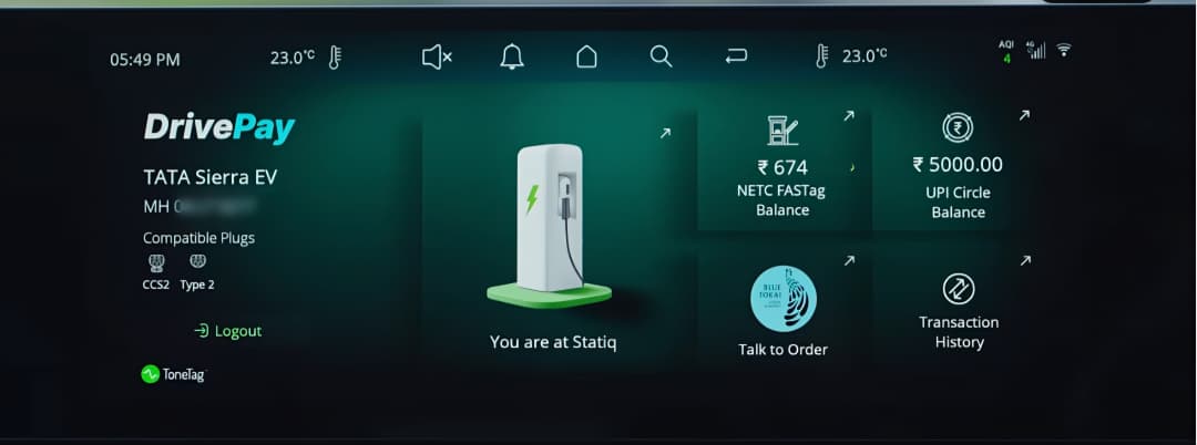 ToneTag Brings Voice-Led Commerce to Tata’s Sierra.ev with DrivePay