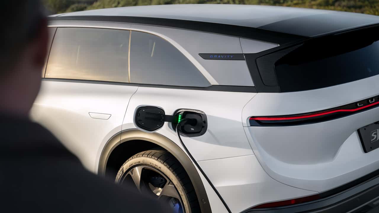 Sharing Is Caring: See How A Lucid Gravity Can Charge A Tesla Model 3