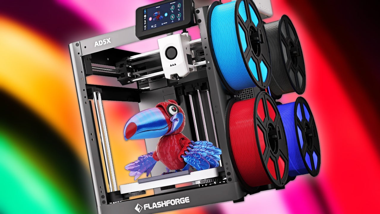 The FlashForge AD5X Multi-Color 3D Printer Drops to Just $203 Shipped at AliExpress