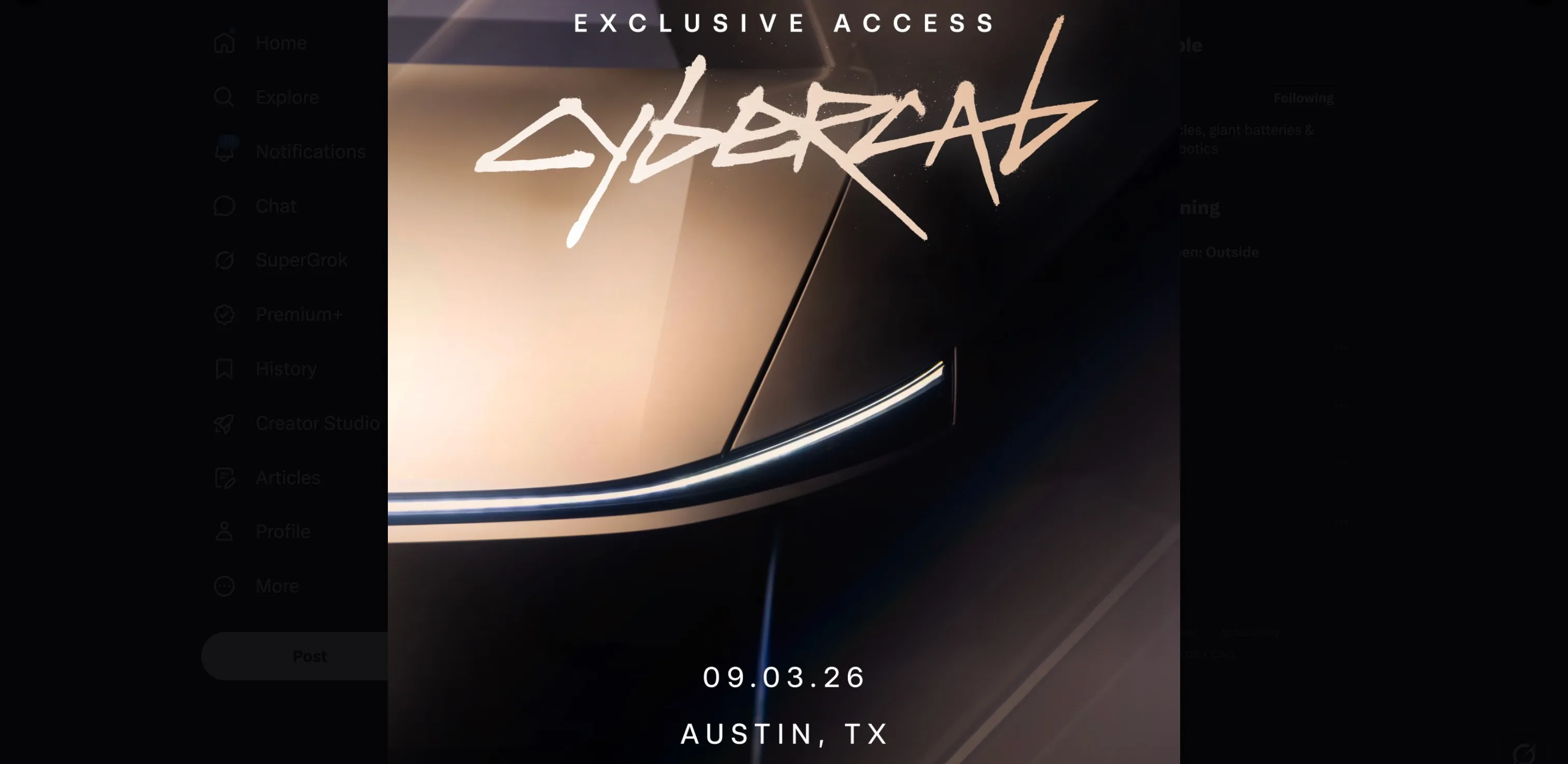 Tesla confirms Cybercab launch coming next week