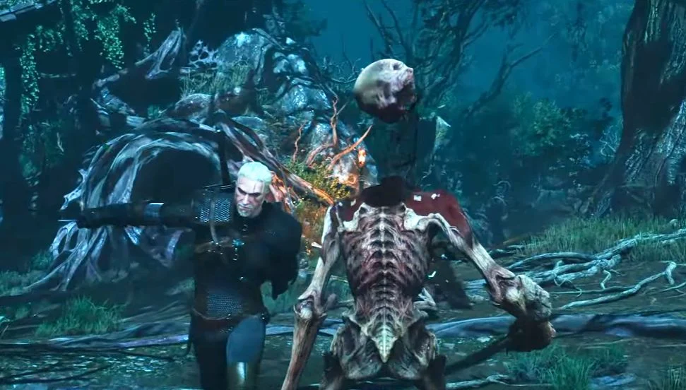 Witcher 3 DLC Gameplay Reveal Shows Geralt Pulling A Mortal Kombat ‘Get Over Here’ With New Monster Slaying Weapon