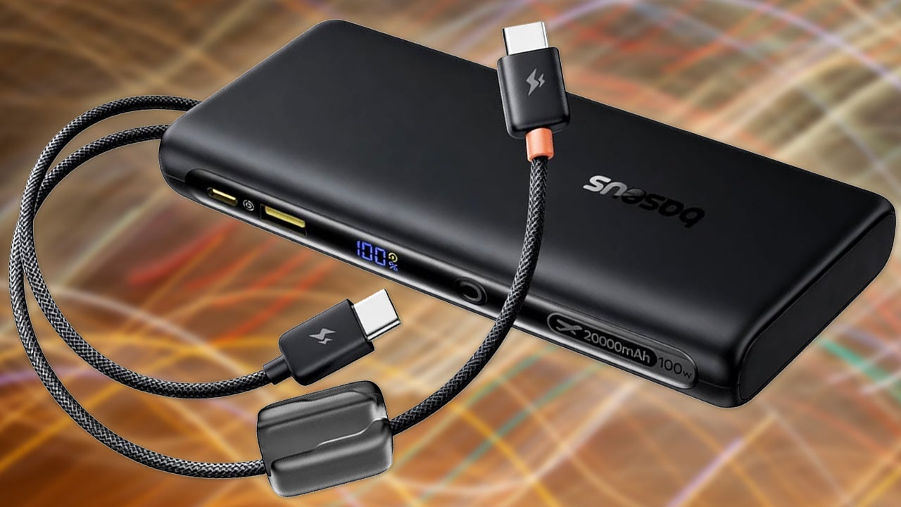 The Baseus 25,000mAh 140W Laptop Power Bank With Dual USB-C Cables Drops to Just $45.29