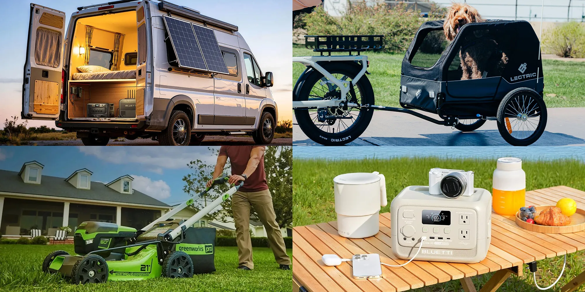 Save up to $701 on Bluetti power station + alternator charger bundles, Lectric 24-hour e-bike pet accessory 25% off flash sale, more