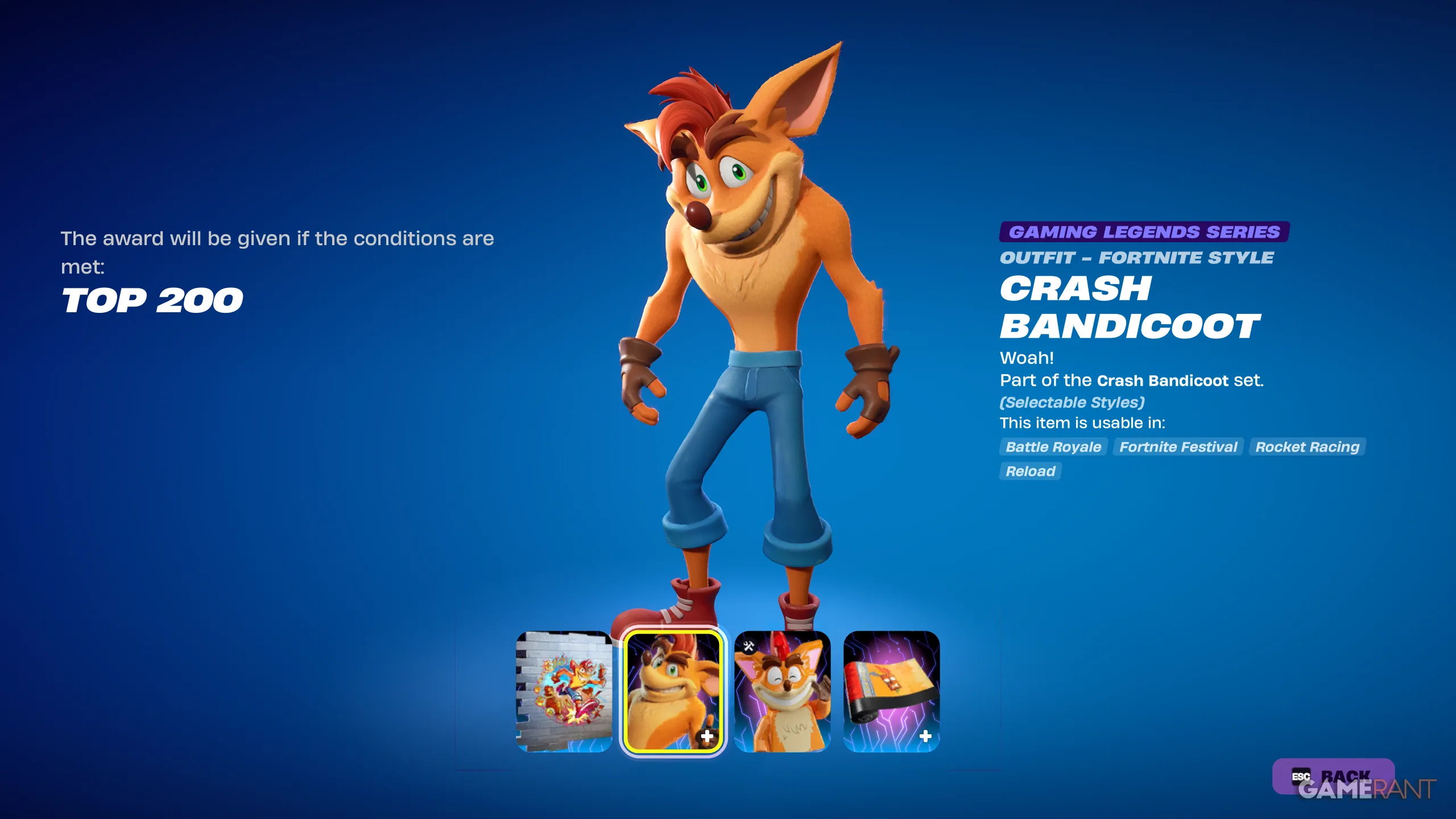How to Get Crash Bandicoot in Fortnite