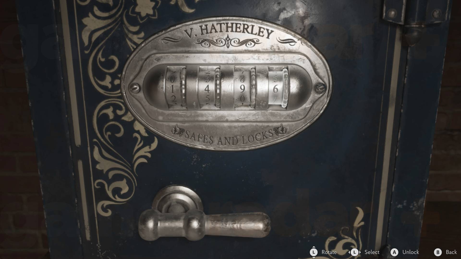 The Sinking City 2 locker room safe code