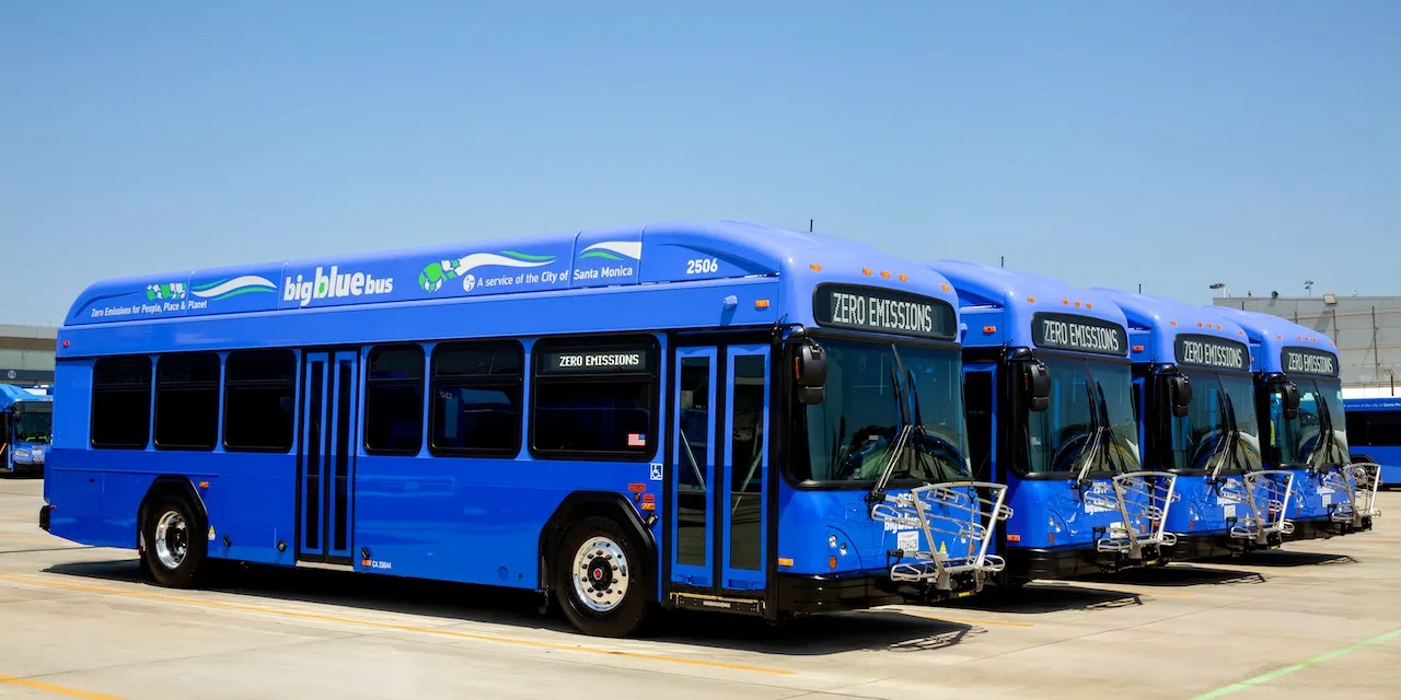 Santa Monica goes big on electric buses with 130 fast chargers